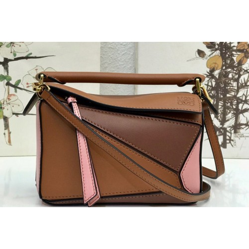 Loewe Mini Puzzle bag in Multicolor classic calfskin