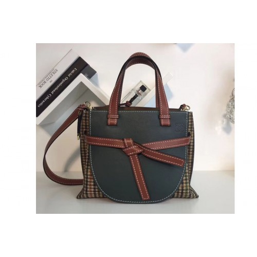 Loewe Gate Top Handle Small Bags Original Leather Green