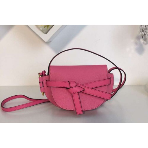 Loewe Mini Gate Bags Original Leather Rose