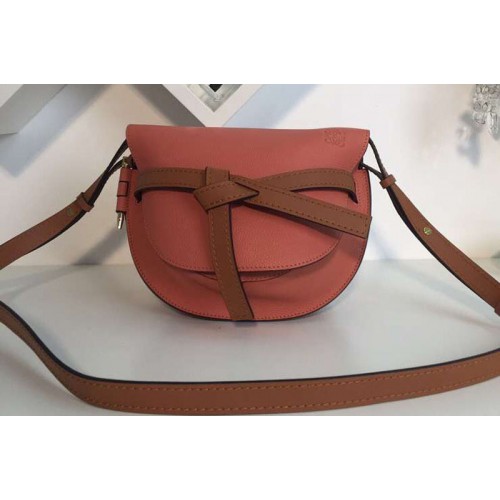 Loewe Gate Small Bags Original Soft Calf Leather Pink