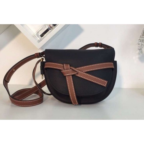 Loewe Gate Small Bags Original Soft Calf Leather Black