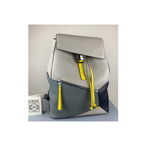 Loewe Puzzle Backpack in Multicolor Leather