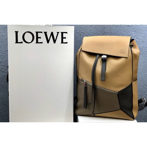 Loewe Puzzle Backpack in Multicolor Leather