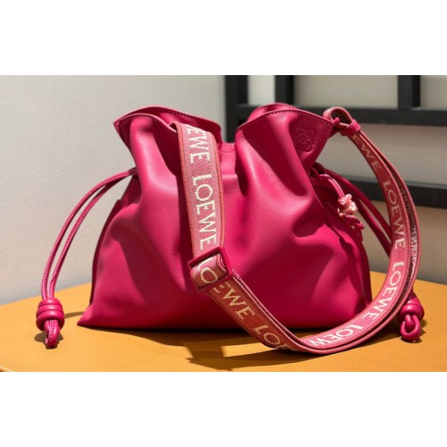 Loewe Flamenco clutch Bag in Pink nappa calfskin