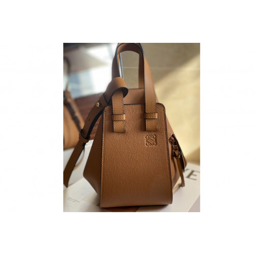 Loewe Hammock compact bag in Brown classic calfskin