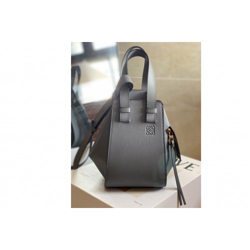 Loewe Hammock compact bag in Grey classic calfskin