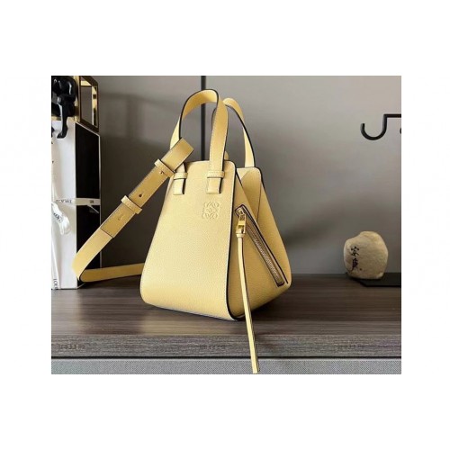 Loewe Hammock compact bag in Yellow classic calfskin