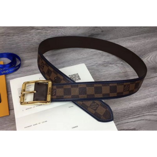 Louis Vuitton M0038U Reverso 40mm Reversible Belt Damier Ebene Canvas