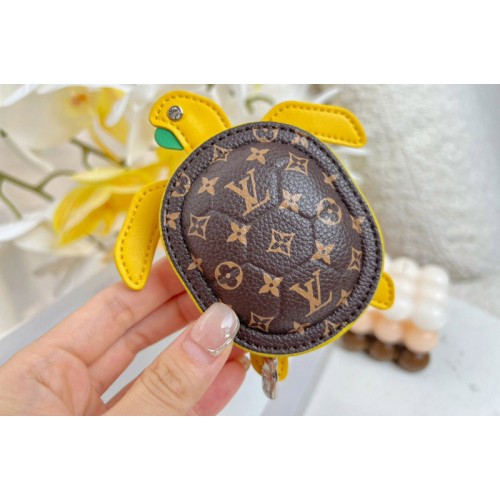 Louis Vuitton M01471 Turtle Pouch Bag Charm in Yellow