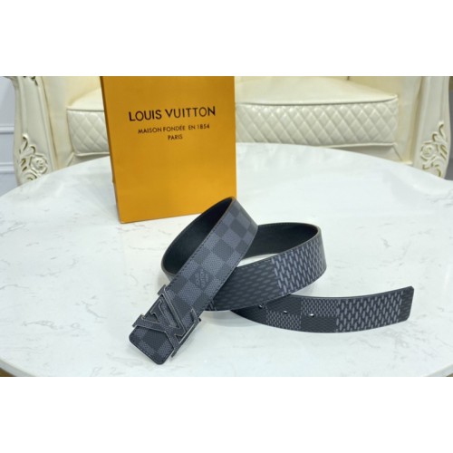 Louis Vuitton M0340V Initiales 40mm reversible belt in Damier Infini canvas