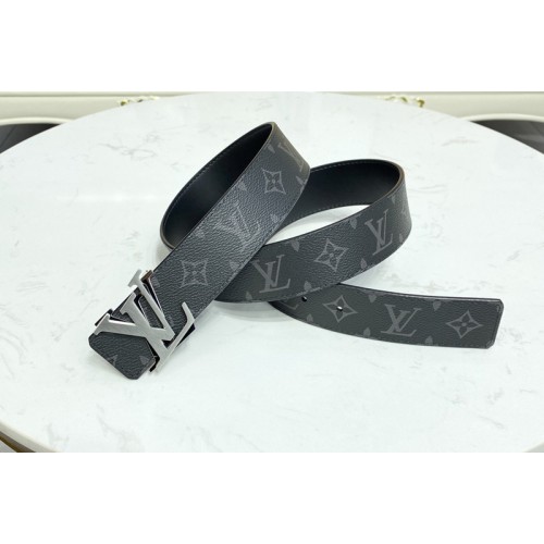 Louis Vuitton M0451V Shake 40mm reversible belt in Monogram Eclipse canvas calf leather