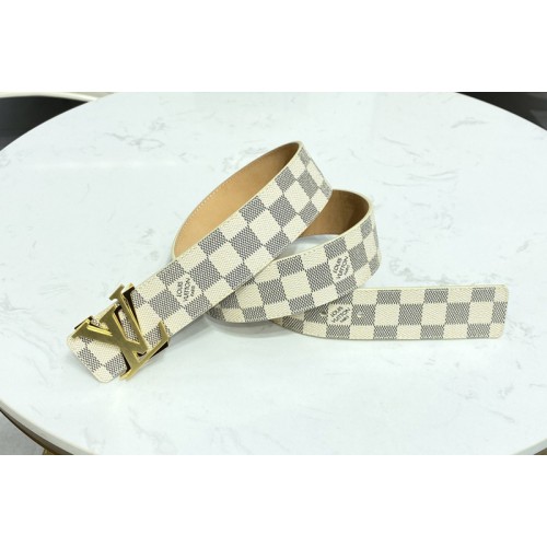 Louis Vuitton M0451V Shake 40mm reversible belt in Damier Azur Canvas calf leather