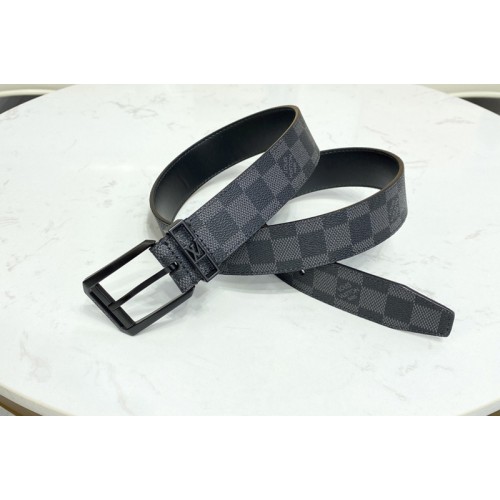 Louis Vuitton M0485V Architect 35mm belt in Damier Graphite Canvas Louis Vuitton M0485V Architect 35mm belt in Damier Graphite Canvas