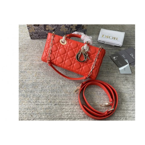 Christian Dior M0540 Lady D-Joy bag in Red Cannage Lambskin