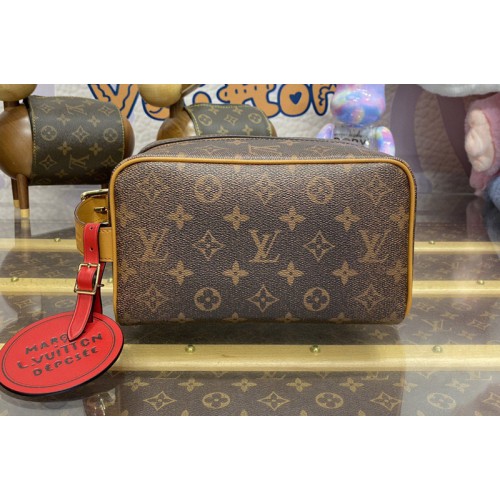 Louis Vuitton M11765 Locker Dopp Kit Bag in Monogram Dust canvas