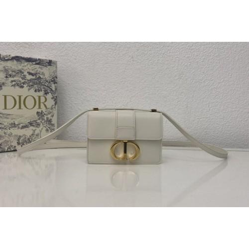 Christian Dior M1210 Dior 30 Montaigne mini bag in White Box Calfskin