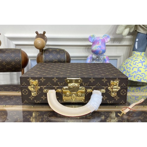 Louis Vuitton M20076 Jewelry vanity in Monogram Canvas With Beige Louis Vuitton M20076 Jewelry vanity in Monogram Canvas With Beige