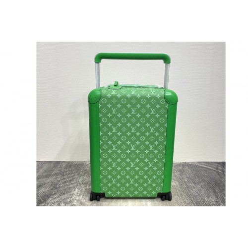 Louis Vuitton M20183 Horizon 55 rolling luggage in Green Taiga cowhide leather and Monogram Pacific coated canvas Louis Vuitton M20183 Horizon 55 rolling luggage in Green Taiga cowhide leather and Monogram Pacific coated canvas