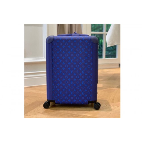 Louis Vuitton M20183 Horizon 55 rolling luggage in Blue Monogram canvas