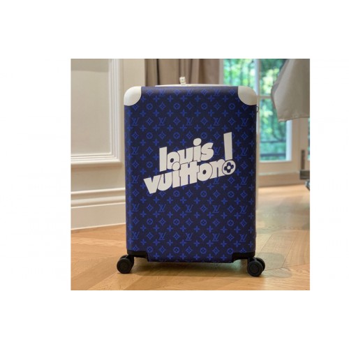Louis Vuitton M20183 Horizon 55 rolling luggage in Blue Monogram canvas