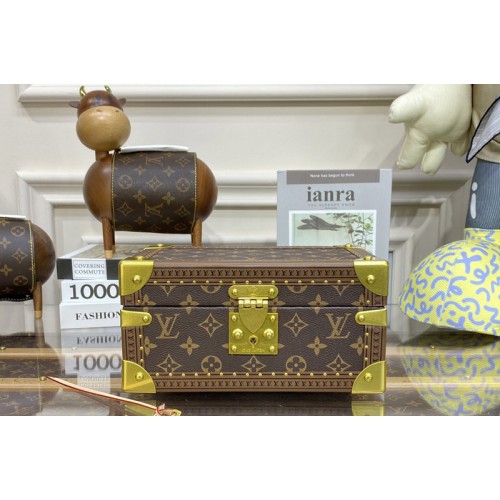 Louis Vuitton M20292 Coffret Tresor 24 Jewellery Box in monogram canvas With Yellow