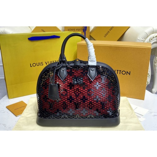 Louis Vuitton M20355 Alma PM handbag in Black Patent calfskin
