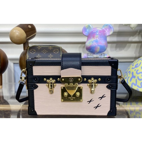 Louis Vuitton M59179 Petite Malle handbag in Pink Epi Leather