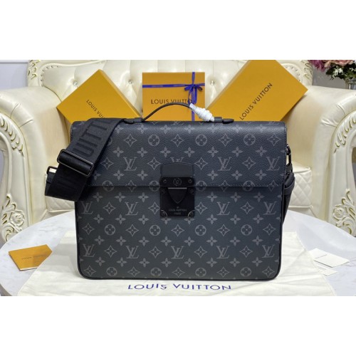 Louis Vuitton M20835 S-Lock Briefcase Bag in Monogram Eclipse Canvas