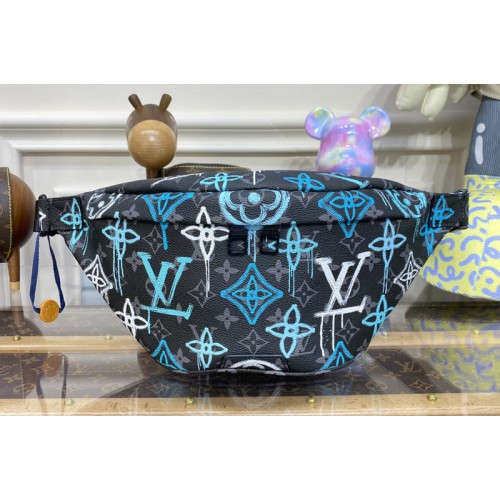 Louis Vuitton M21397 Discovery Bumbag Bag in Graffiti Monogram Eclipse coated canvas