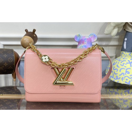 Louis Vuitton M21605 Twist MM handbag in Pink Epi Leather
