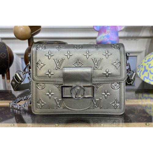 Louis Vuitton M21740 Dauphine Mini handbag in Light Gold Calfskin