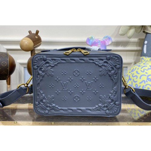 Louis Vuitton M21833 Handle Soft Trunk bag in Grey Calf leather