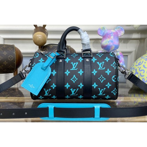Louis Vuitton M21938 Keepall Bandouliere 25 City Bag in Monogram Eclipse canvas