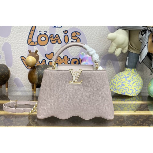 Louis Vuitton M22122 Capucines BB handbag in Wisteria Taurillon leather