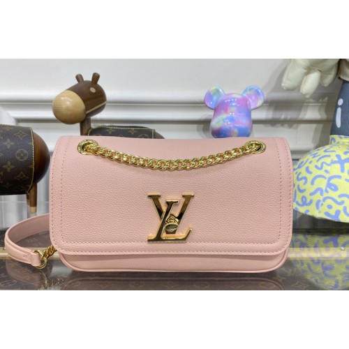 Louis Vuitton M22585 ockMe Chain Bag East West in Pink Grained calf leather