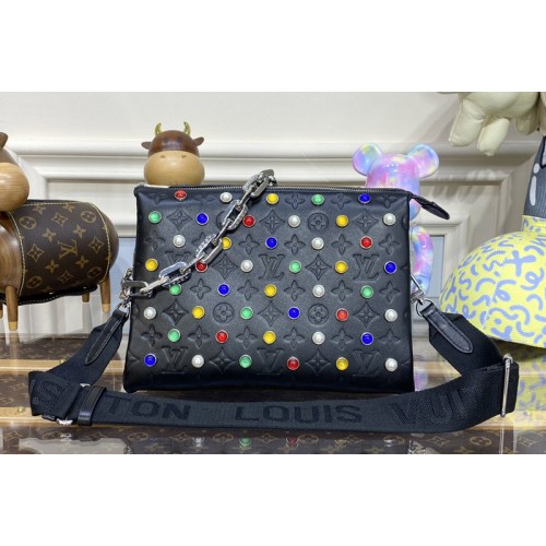 Louis Vuitton M22429 Coussin PM handbag in Black Leather