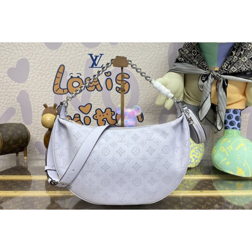 Louis Vuitton MM22822 Baia MM Bag in Purple Perforated Mahina calfskin