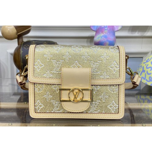 Louis Vuitton M22826 Dauphine Mini handbag in Beige Monoglam coated canvas