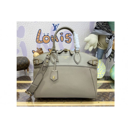 Louis Vuitton M22927 Lock It MM bag in Earth Taurillon leather