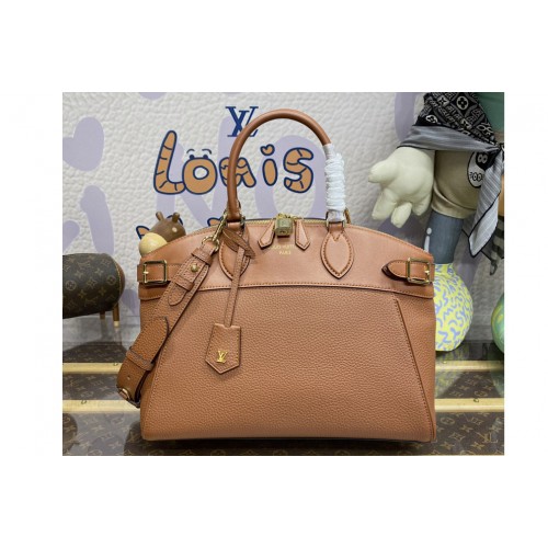 Louis Vuitton M22925 Lock It MM bag in Gold Taurillon leather