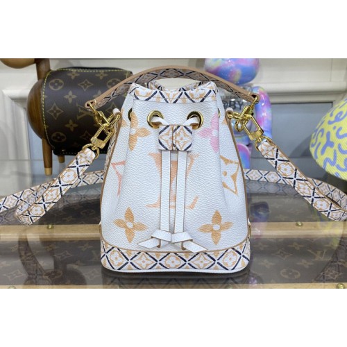 Louis Vuitton M82964 Nano Noe Bag in Apricot Monogram