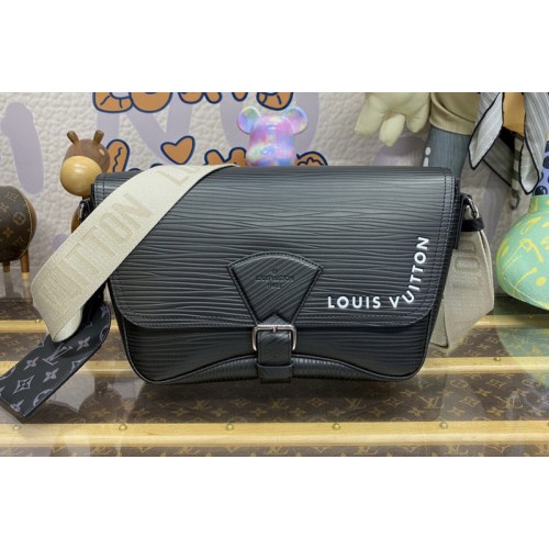 Louis Vuitton M23097 Montsouris Messenger bag in Black Epi Leather
