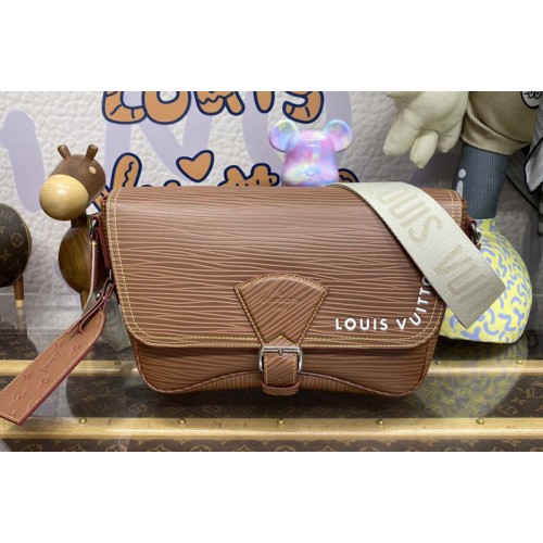 Louis Vuitton M23097 Montsouris Messenger bag in Cognac Epi Leather