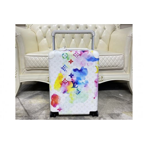 Louis Vuitton M20294 Horizon 55 hard-sided bag in Blue Monogram coated canvas