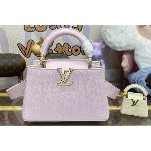 Louis Vuitton M24120 Capucines Mini handbag in Pink Taurillon leather