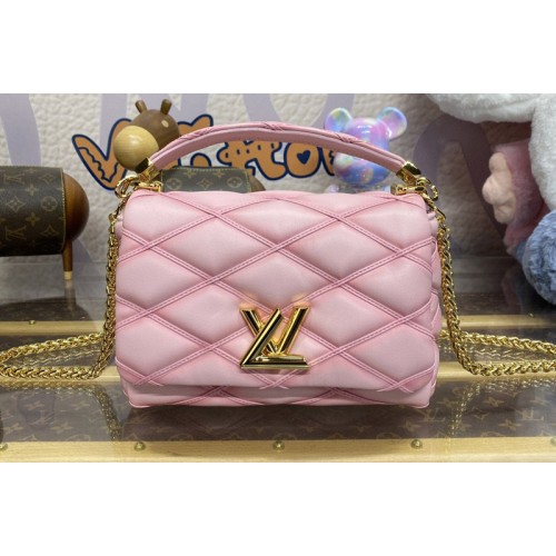 Louis Vuitton M24465 GO-14 MM handbag in Rosabella Pink Lambskin
