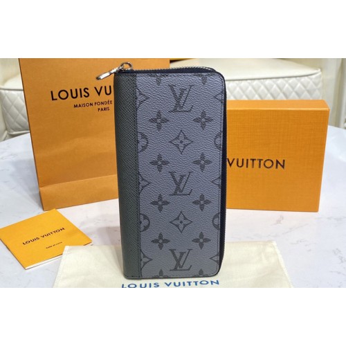 Louis Vuitton M30841 Zippy Vertical Wallet in Taiga leather and Monogram Canvas Louis Vuitton M30841 Zippy Vertical Wallet in Taiga leather and Monogram Canvas