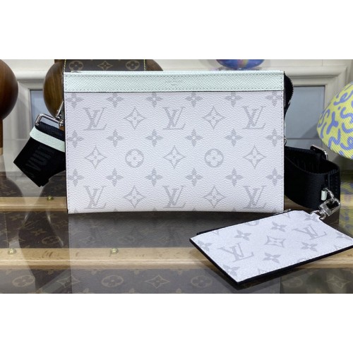 Louis Vuitton M30935 Gaston Wearable Wallet Bag in White Coated canvas and cowhide leather