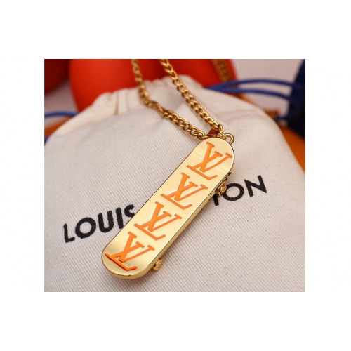 Louis Vuitton MP3276 Skateboard Pendant on Orange