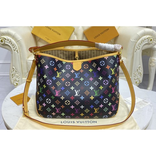 Louis Vuitton M40352 Graceful PM hobo Bag in Black Monogram Multicolor
